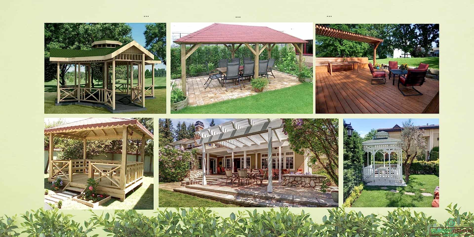 Ahşap Kamelya Çardak fiyatları modelleri 2024